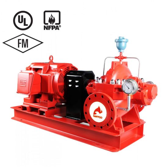 Picture of FIRE FIGHTING PUMP SET, UL/FM COMPLETE WITH ELECTRIC PUMP SET, 750GPM @ 100M, DIESEL PUMP SET, 750 GPM @ 100M, JOCKEY PUMP SET 25GPM @ 100M, PUMP CONTROLLERS FOR ELECTRIC, DIESEL, & JOCKEY PUMP. NAFFCO